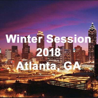 2018 Winter Session Written Materials (Atlanta, GA)