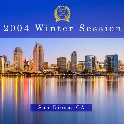 2004 Winter Session Written Material (San Diego,CA)