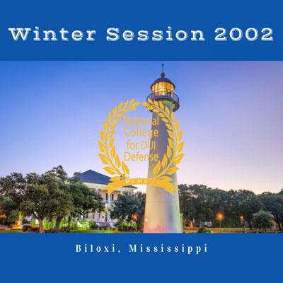 2002 Winter Session Written Materials (Biloxi,MS)