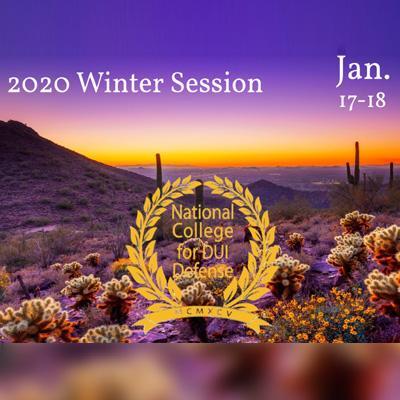2020 Winter Session Written Materials (Scottsdale, AZ)